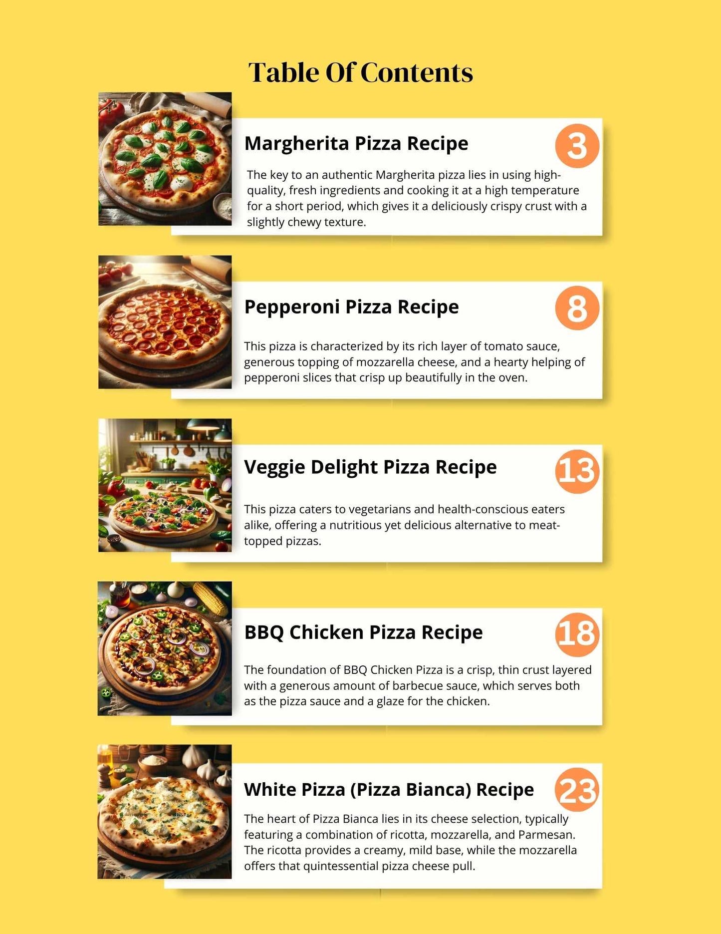 5 Flavors Of Bliss: Classic and Creative Pizza Recipes - BeinCart