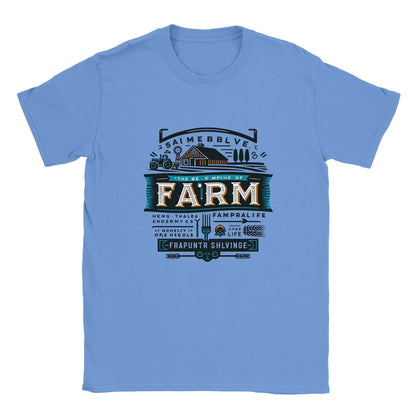 Classic  Crewneck "Rustic Charm" Farm T-Shirt - 100% soft, breathable cotton - BeinCart
