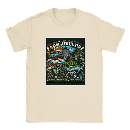 Classic Crewneck "Barnyard Bliss" Farm T-Shirt - 100% soft, breathable cotton - BeinCart