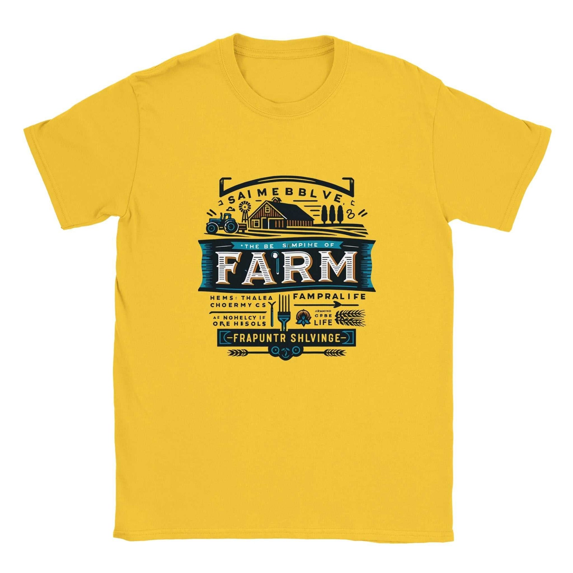 Classic  Crewneck "Rustic Charm" Farm T-Shirt - 100% soft, breathable cotton - BeinCart