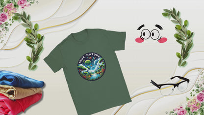 T-shirt classique Crewneck « Nature’s Whisper » - 100 % coton doux et respirant